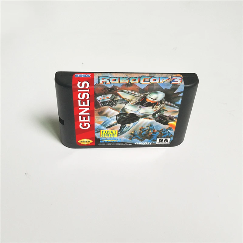 Robocop 3 Крышка США с розничной коробкой 16 бит MD игровая карта для Sega Megadrive Genesis