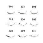 Нижние Ресницы упаковка накладных ресниц, 8 разных стилей, мягкие нижние ресницы 100% ручной работы, прозрачная лента, нижние ресницы