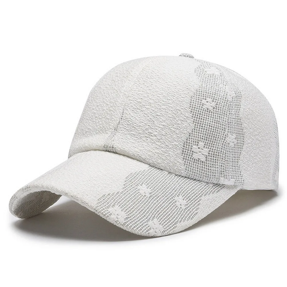 Spring And Summer Women Baseball Caps Trendy Style Polyester Lace Flowers Outdoor Street Play Female Peaked Hats