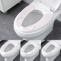 portable reusable warm household adhesive thickened universal waterproof toilet seat gasket household bathroom supplies