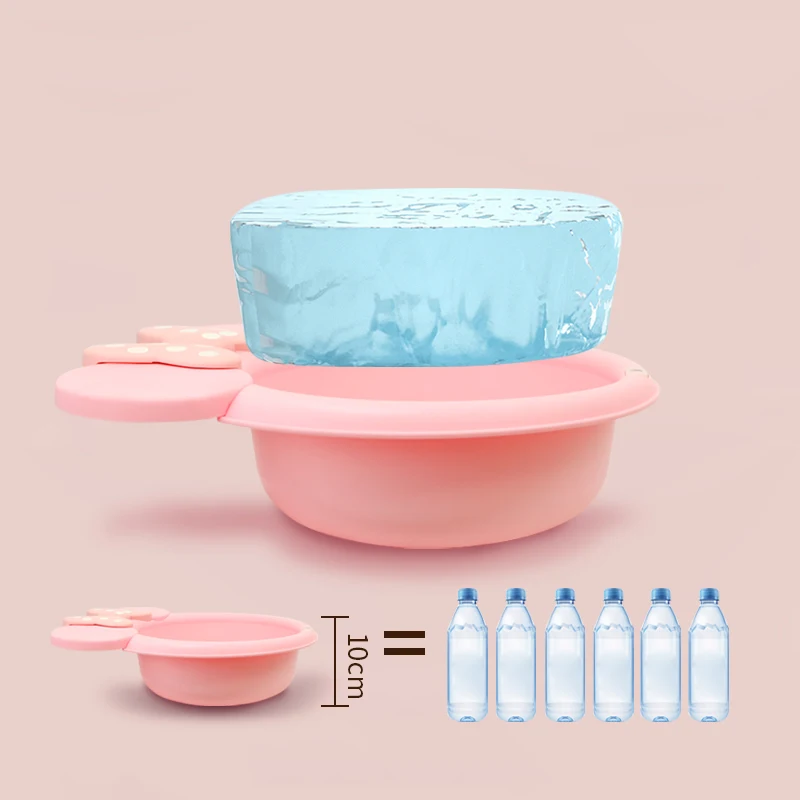 Disney Household Plastic Wash Basin Thickened Baby Small Face Laundry Clothes PP Material Shatter-Resistant | Мать и ребенок