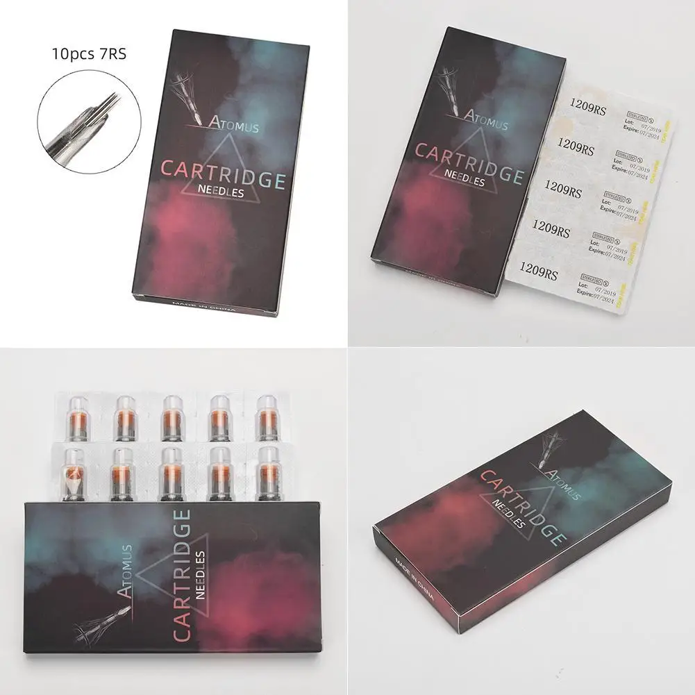 10 шт. ручка для тату картридж иглы одноразовые полупостоянные татуировки машина