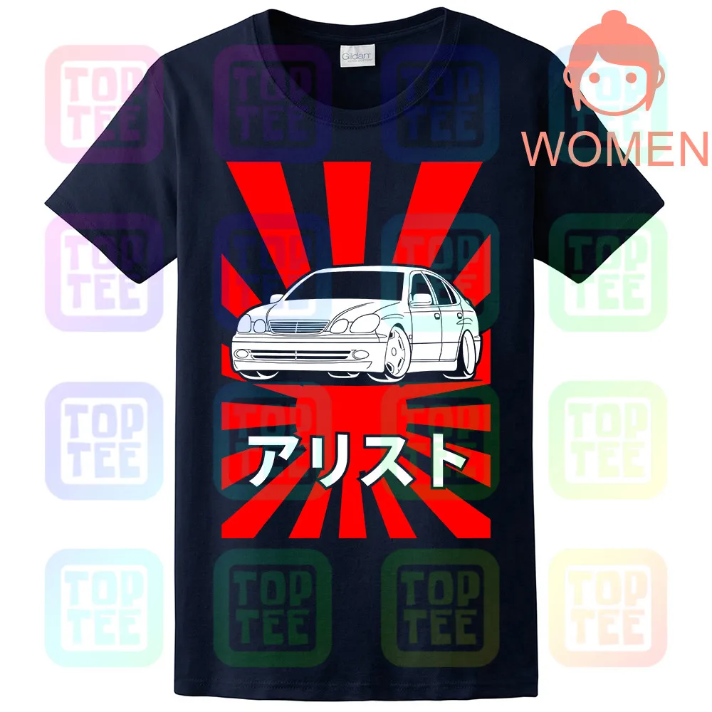 GT-shirt Toyota Aristo JZS161 футболка - Цвет: Women Navy