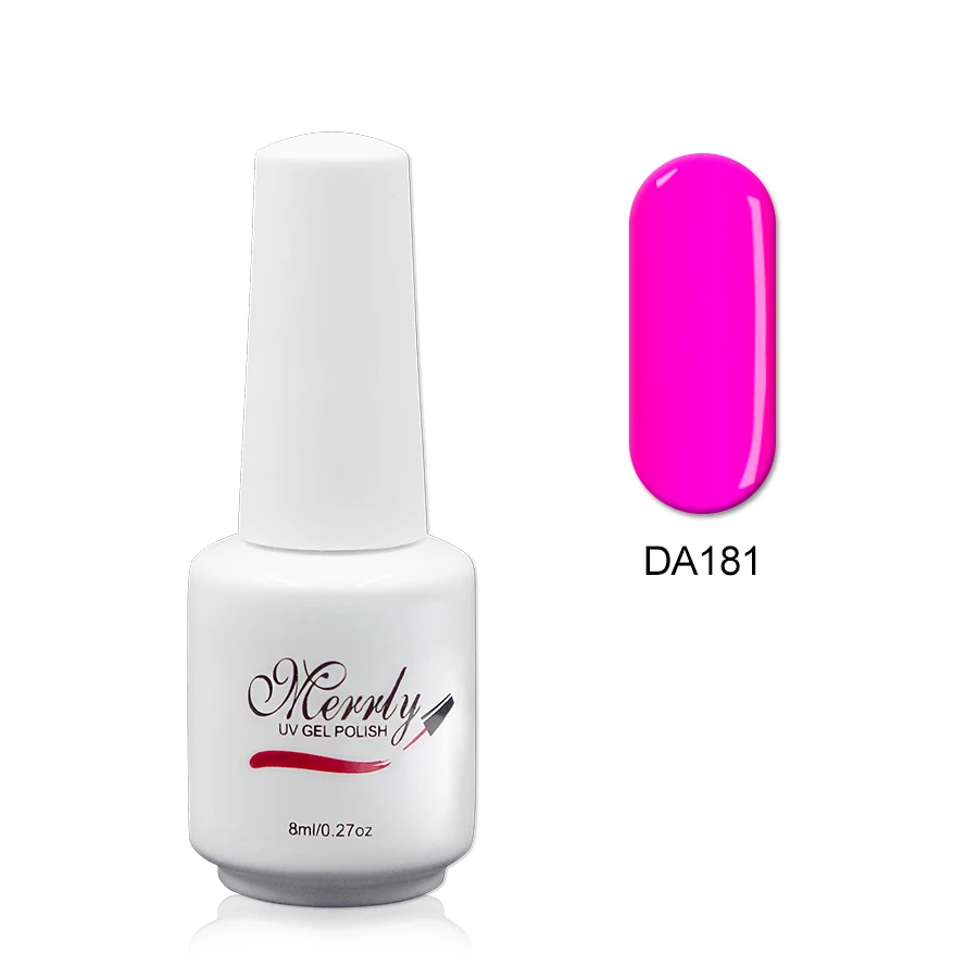 Merrly глазурь гель для ногтей Светодиодный УФ лак полупрозрачный витражный сделай