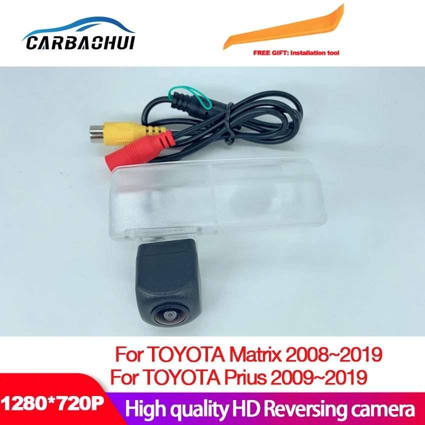 

Car Starlight Night Vision Rear View Reverse Backup Camera For TOYOTA Matrix 2008~2019 For TOYOTA Prius 2009~2019 full HD CCD