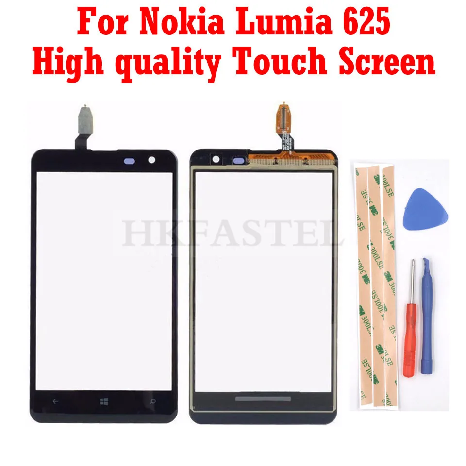 Для Nokia Lumia 625 Оригинальный сенсорный экран дигитайзер Сенсорное стекло внешняя