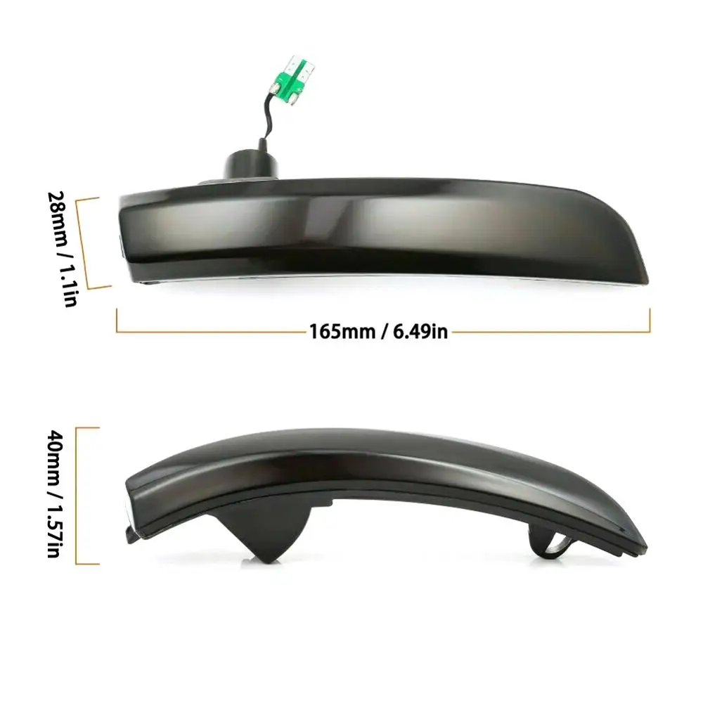 

1 Pair Right & Left Turn Signal Light LED Side Wing Rearview Mirror Indicator Blinker Light For Ford Kuga/Escape Ecosport 13-18