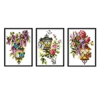 Joy Sunday Вышивка крестом цветы Счетный принт на холсте 14ct Aida ткань Вышивальная нить фирмы DMC 11ct Сделай Сам Вышивка крестом