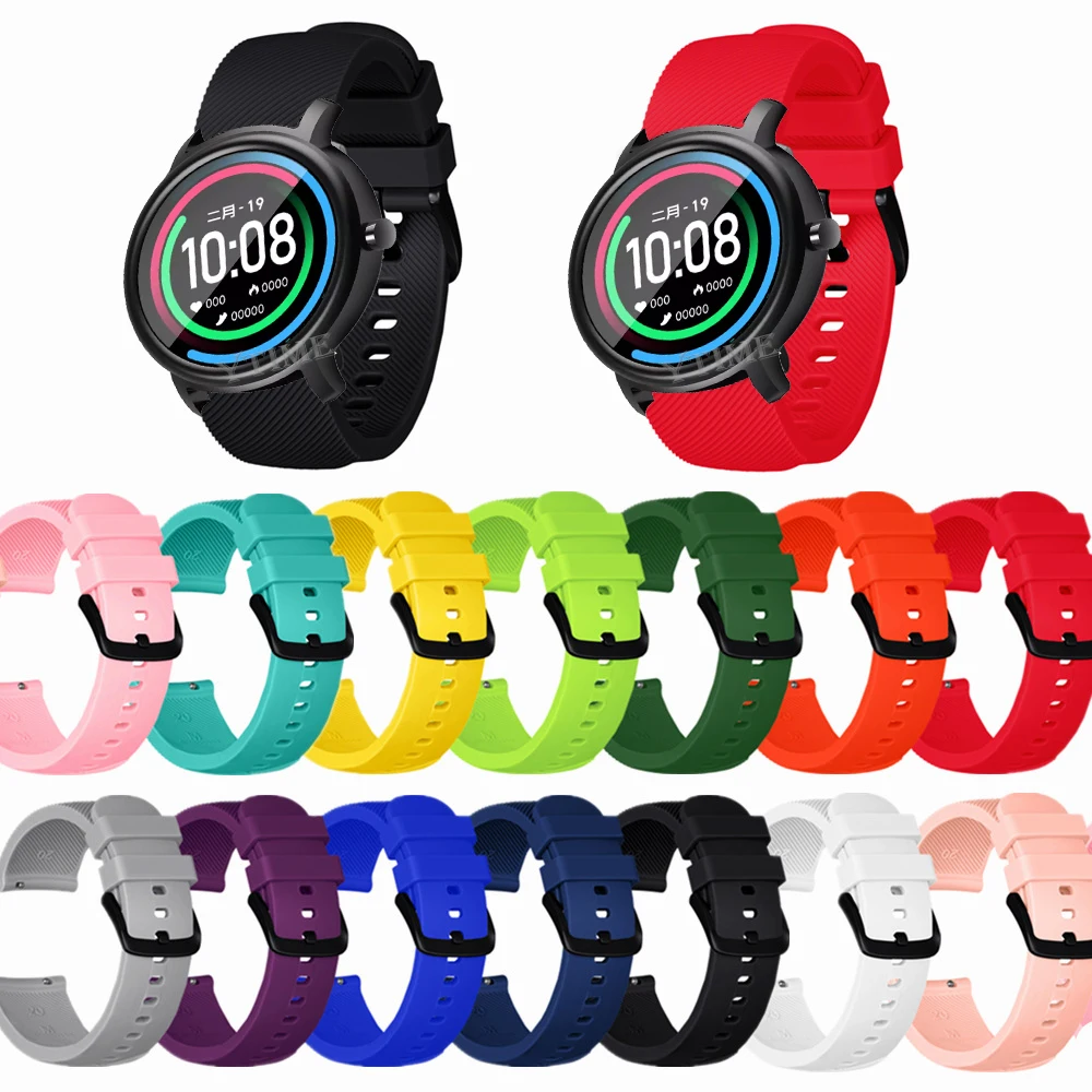 

20mm Silicone Watchband for Xiaomi Mibro Air Strap Bracelet Smart Watch Band Sport Wristband for Mi bro Air Correa