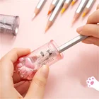 Симпатичная мультяшная точилка для карандашей в виде кошачьей лапы, креативные инструменты для резки карандашей, милые канцелярские товары, детские подарки для похвалы, школьные и офисные принадлежности