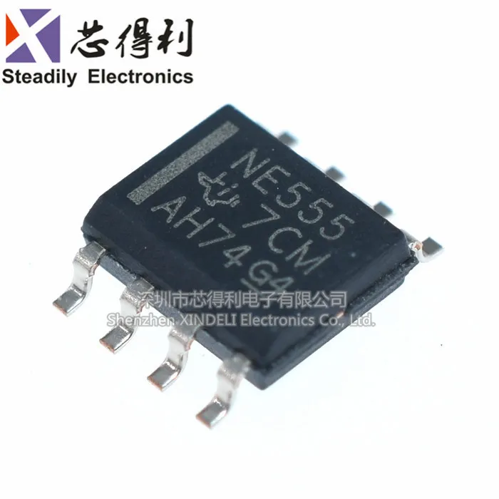 10 шт. NE555 555 SOP8 NE555D таймеры SMD SOP-8 SOP новый и оригинальный чипсет IC | Электронные