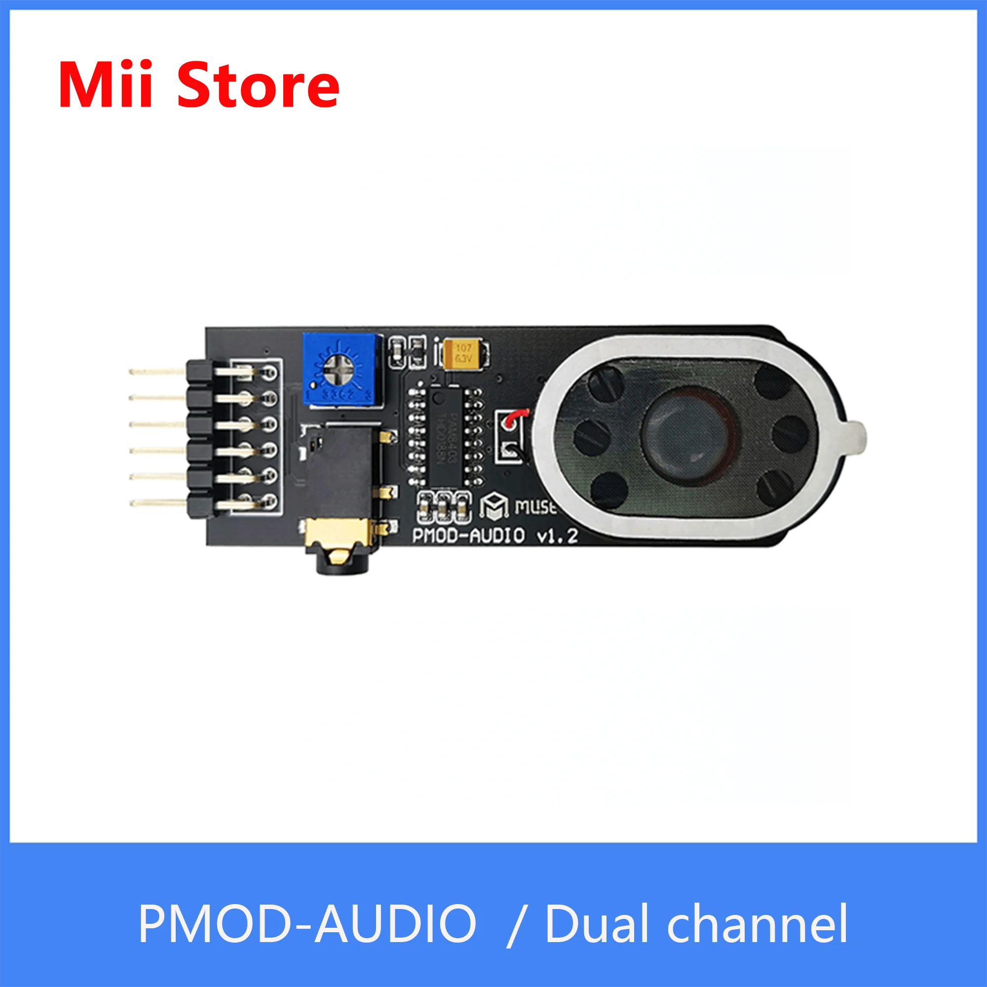 PMOD-AUDIO Expansion Board ICESugar FPGA Expansion Module Standard PMOD Interface Audio output volume adjust dual channel