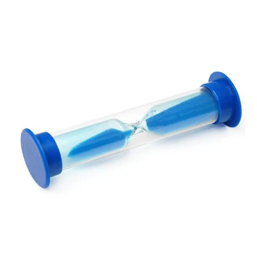 

Sand Timer Childrens Kids Toothbrush 2 Mins Egg Timer, Blue