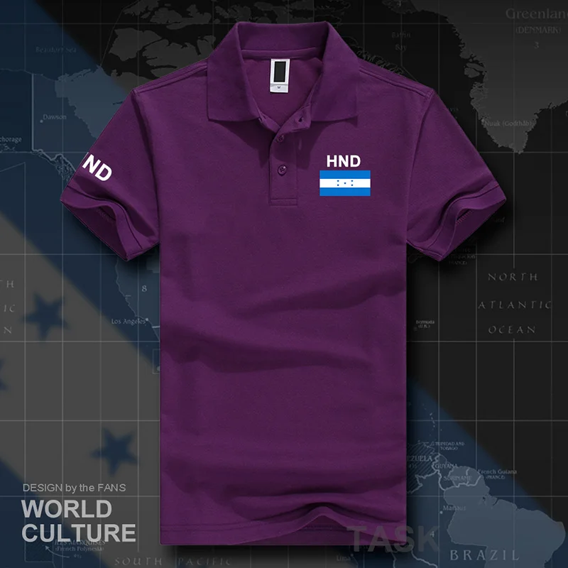 

Honduras Polo Shirts Men Short Sleeve White Brands Printed For Country Cotton Nation Team Flag New HND Honduran Catracho