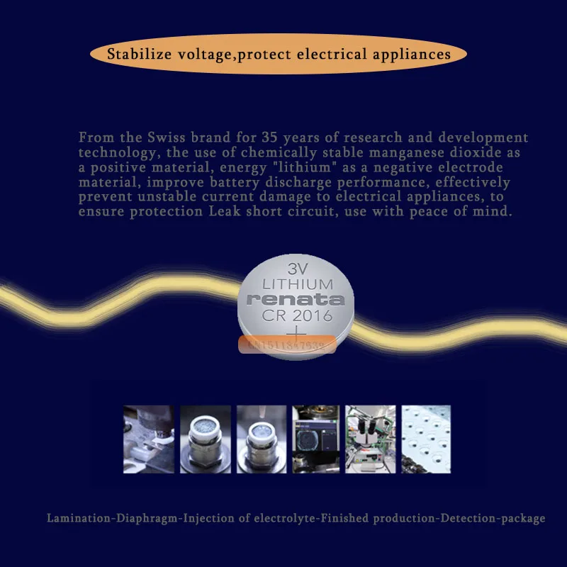 Бесплатная доставка! Оригинальные Высокопроизводительные батарейки RENATA 10