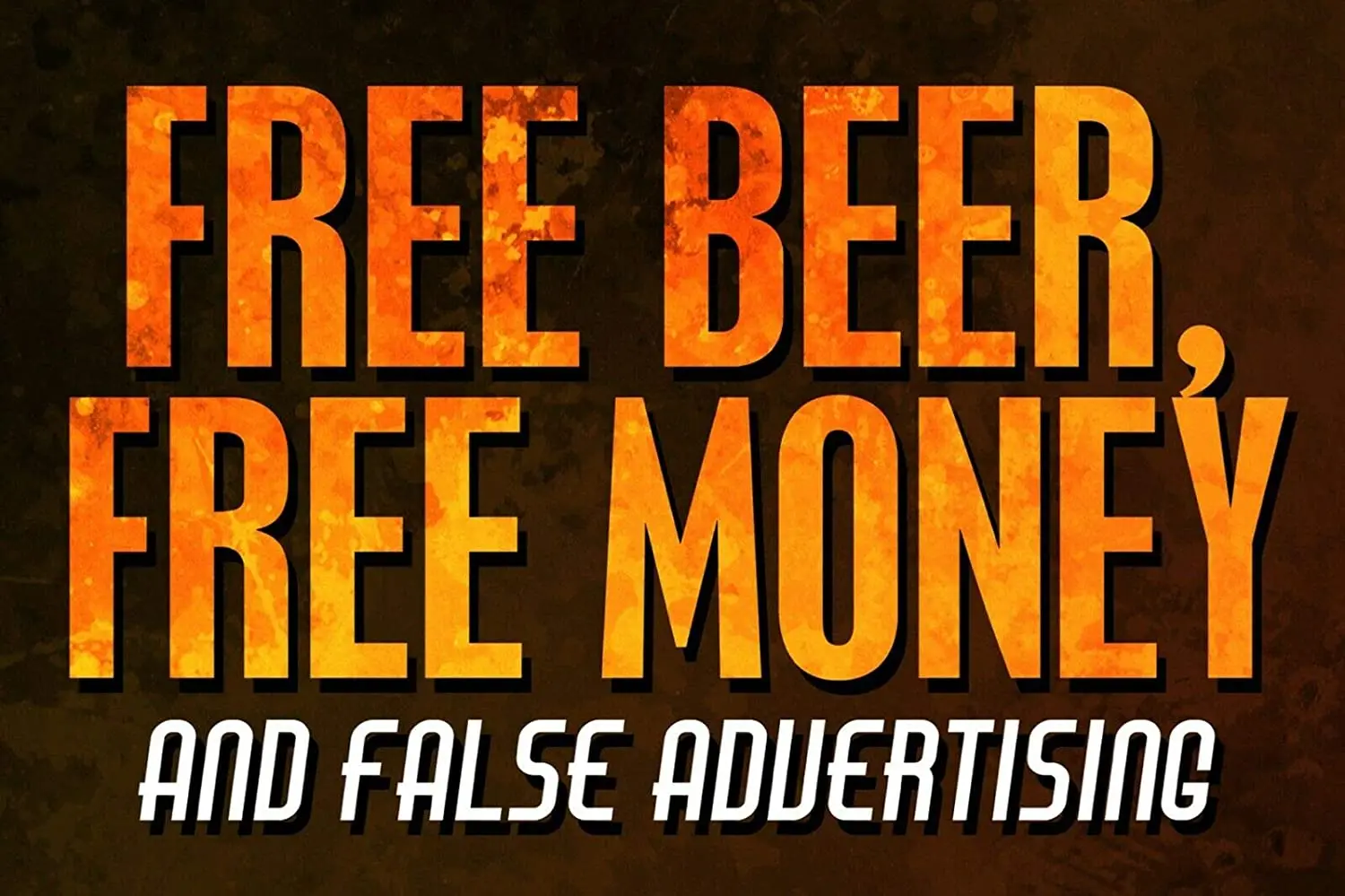 

Free Beer Free Money Metal Tin Sign 12x8 Inch Garage Bar Restaurant Club Decor