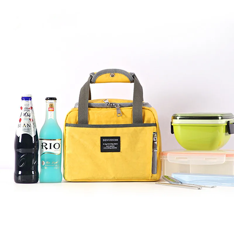 

Fashion Portable Insulated Handbags Food Bento-Pouch Lunch Bag For Women