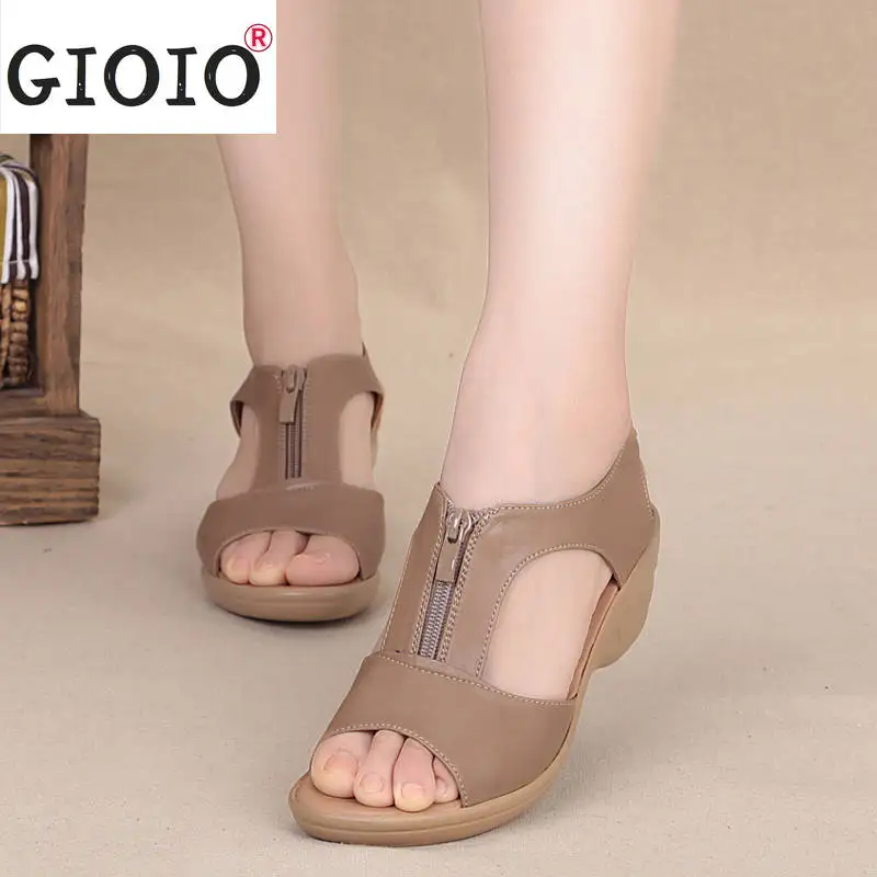 

Сандалии женские на плоской подошве, босоножки в римском стиле, танкетка, клоги, лето