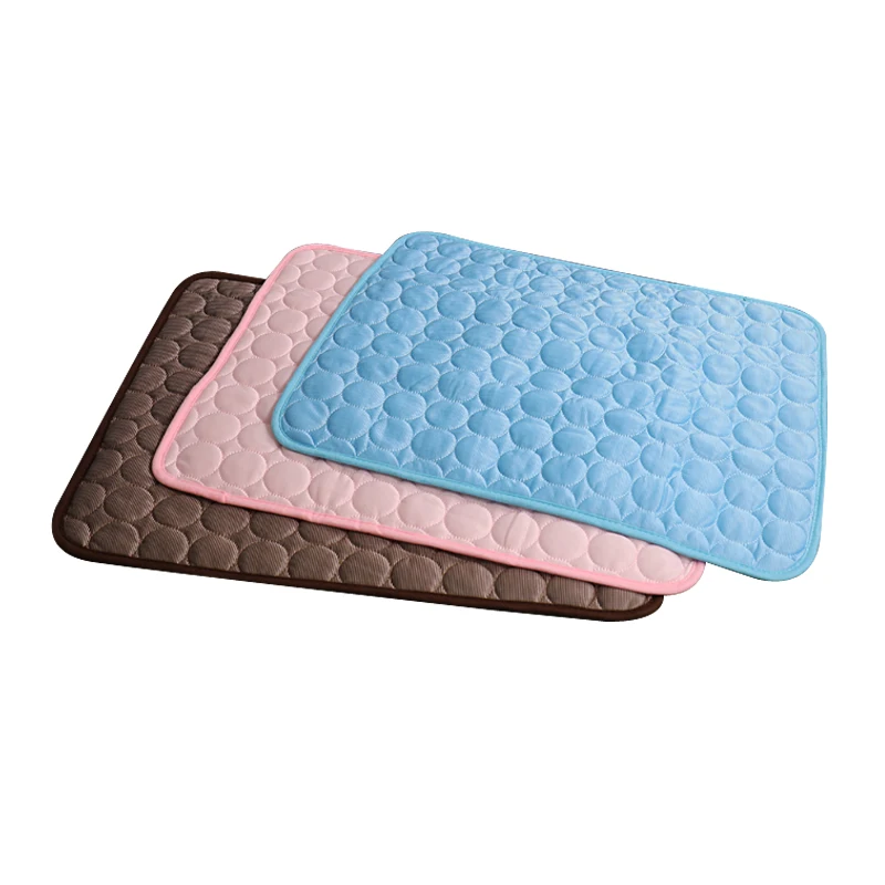 

Dog Mat Cooling Summer Pad Mat For Dogs Cat Blanket Sofa Breathable Pet Dog Bed Summer Washable For Large Medium Small Dogs Car