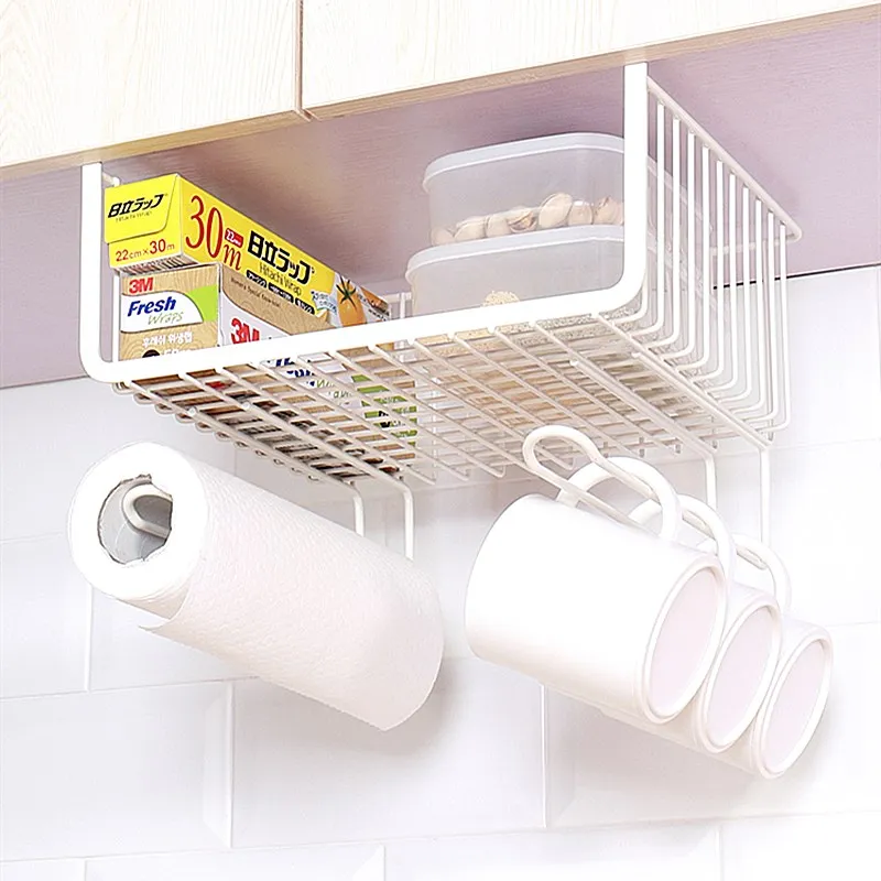 Стальной кухонный шкаф подвесной контейнер для хранения посуда держатель