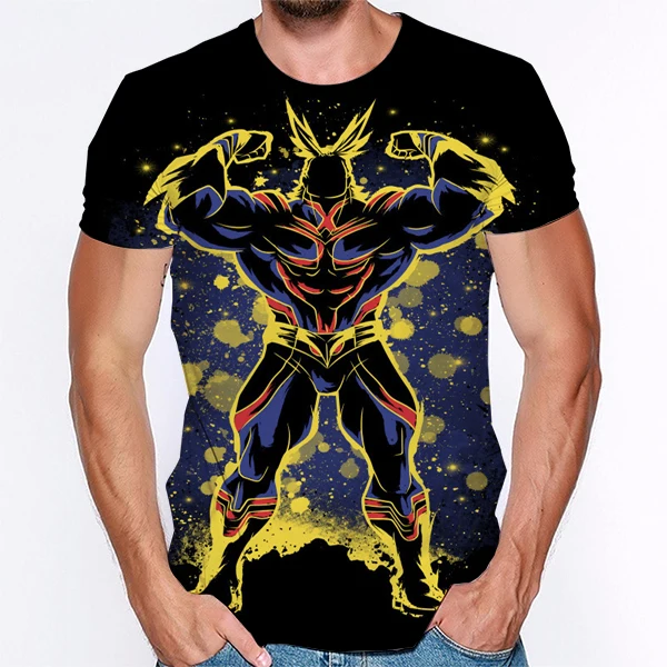 

Anime My Hero Academia 3d Print T Shirt Boys Tee Tops Clothing Deku Sweatshirt Costume Men/women Short Sleeve T-Shirts