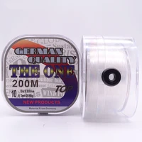 boxed 200m fluorocarbon coating fishing line sinking high abrasion resistance nylon lin fishing white brown fishing accessories