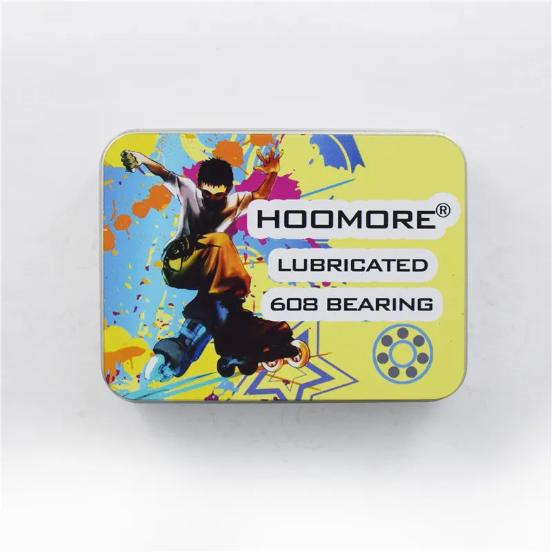 16 шт. двойной Чехлы abec 9 скейтборд подшипники 608rs роликовые коньки patines 608 катание