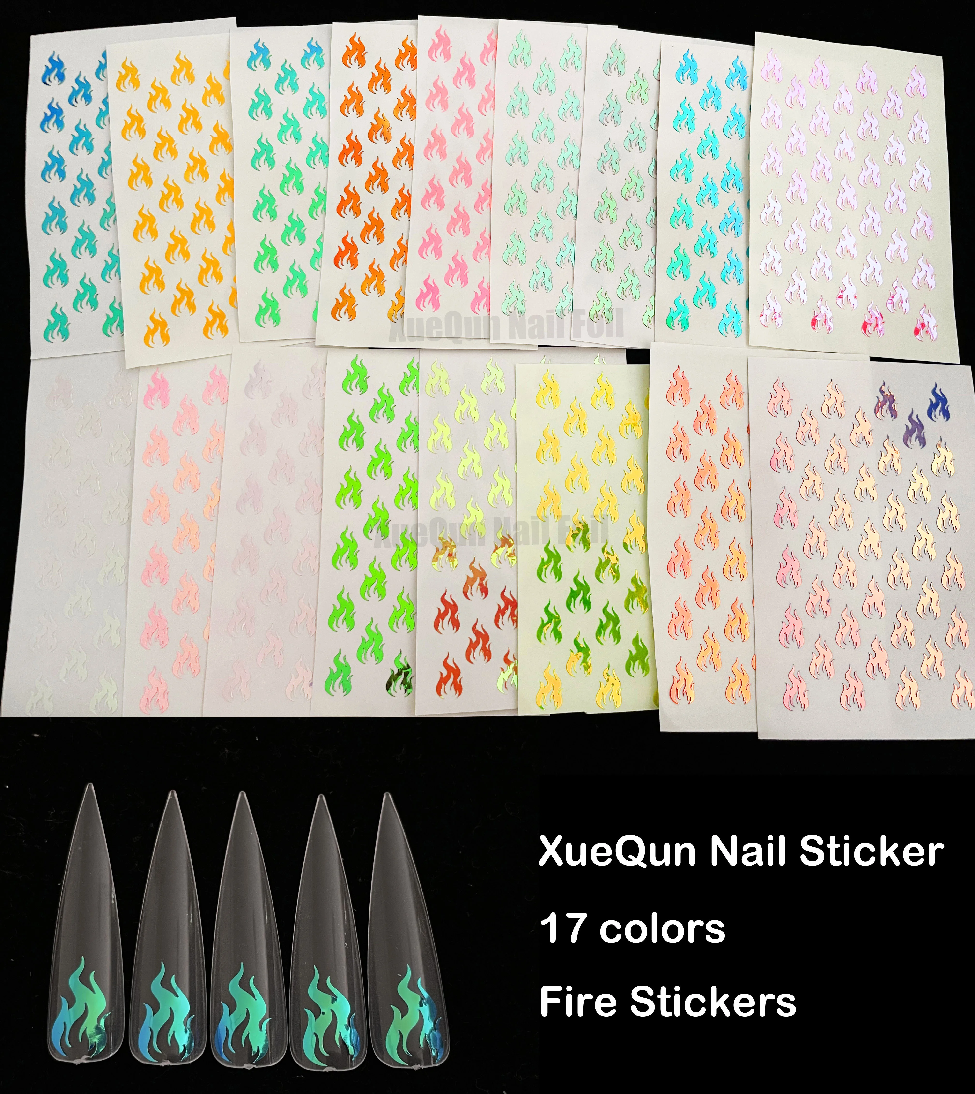 

XueQun Symphony Flame Nail Sticker