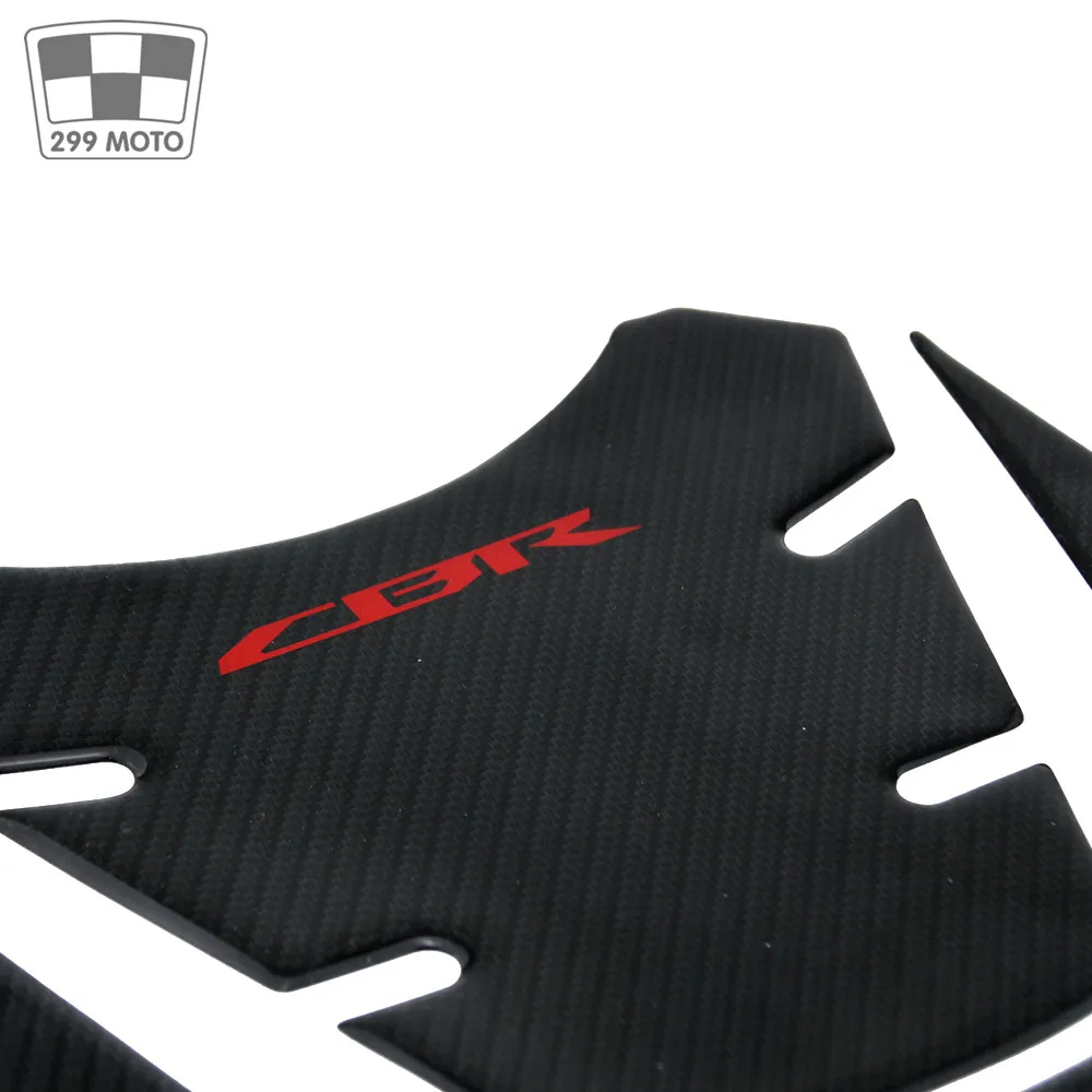 

3D Motorcycle Tank Pad Gel Protector 3D Carbon Fiber Design Fuel Tank Sticker ForHonda CBR500R CBR 500R 2014 2015