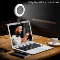 5inch selfie ring light for laptop desktop ring lamp video conference lighting tripod phone holder clip