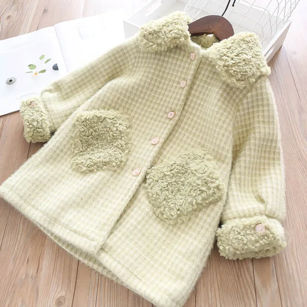 Пальто из норковой шерсти для девочек детское зимнее плотное пальто | Мать и