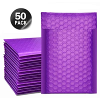 purple 50pcs mailer poly bubble padded bubble mailer mailing envelopes for packaging self seal shipping bag black white and pink