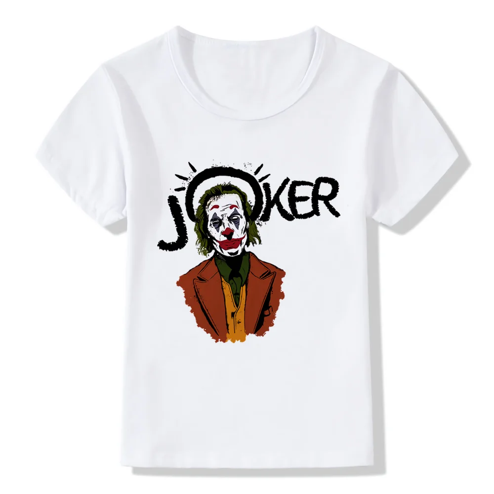 

Clown Girls T-Shirt Boys Short Sleeve Tee Tops Kids Cartoon Printing Clothes Children Unisex High Quality Tshirts,YKP130