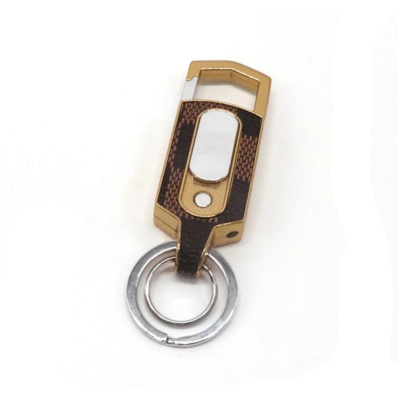 one pcs Сенсорная горка Зажигалка USB Электронная зарядка беспламенная Дымчатая перезаряжаемая сигарета наружная ветрозащитная портативная Kaychain Ligther - Цвет: one pcs