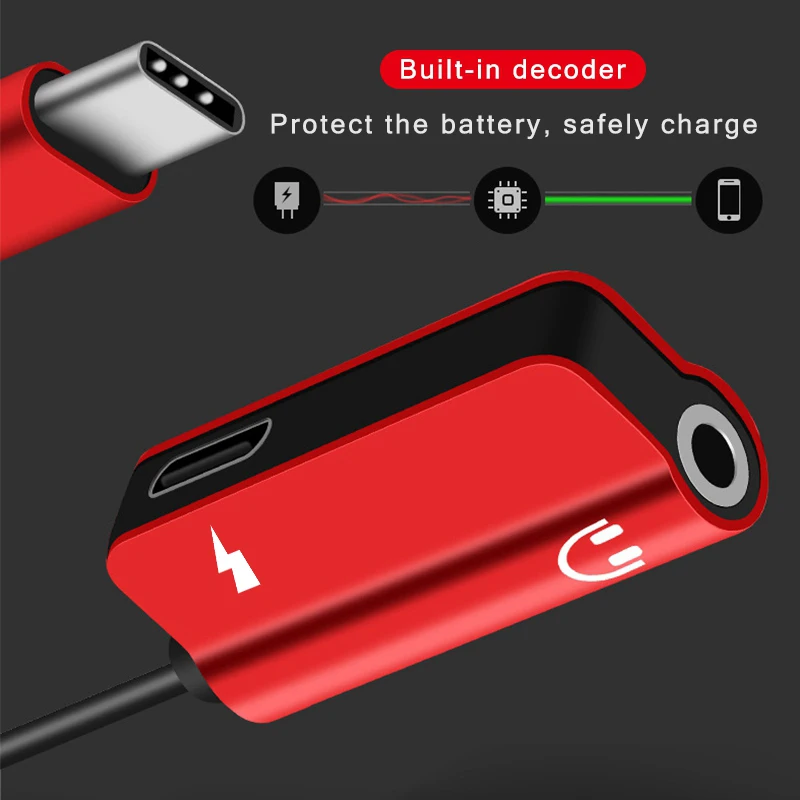 Cherie type c 3 5 мм разъем Aux аудио адаптер для наушников samsung Xiaomi OnePlus huawei зарядный