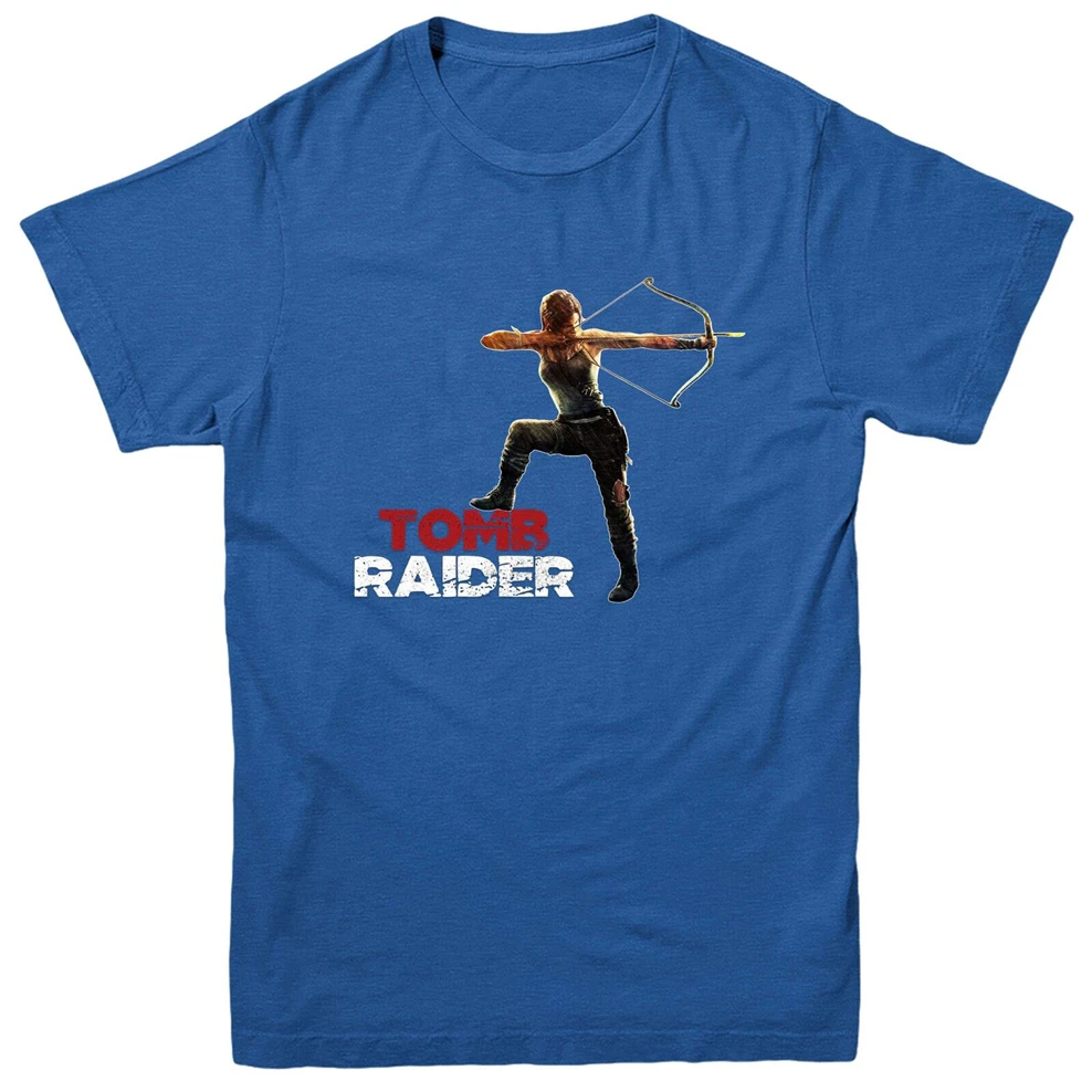 Футболка Tomb Raider Лара Крофт лук и постер к фильму Стрела Вдохновленный тройник Топ