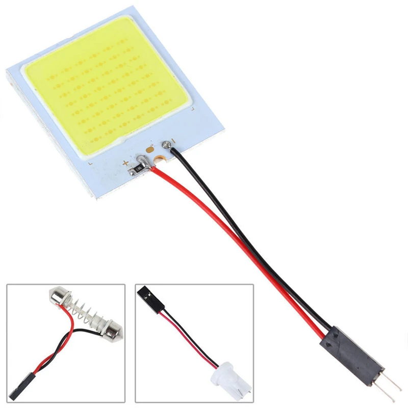 Новый 48 SMD COB светодиодный 4W 12V белый светильник внутренняя панель автомобиля s