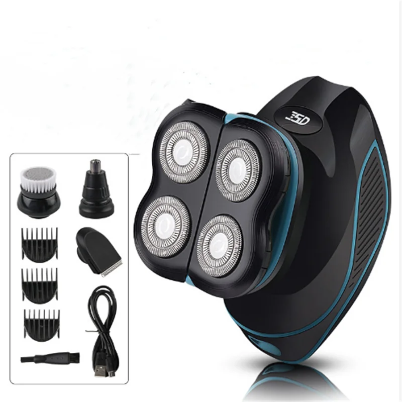 Bareheaded Shaving Machine Face Grooming Kit Skull Haircut Beard Clipper Trimmer Razor