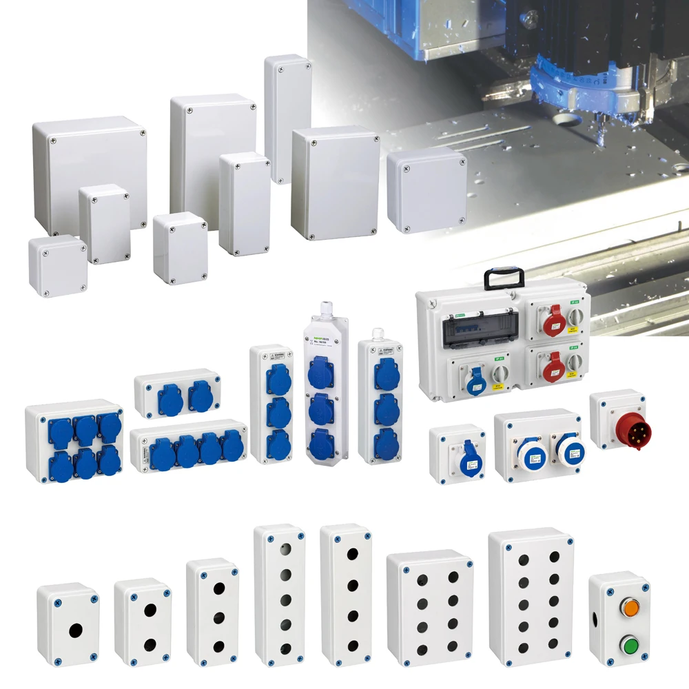 Экономичная Водонепроницаемая электрическая коробка Пластиковая