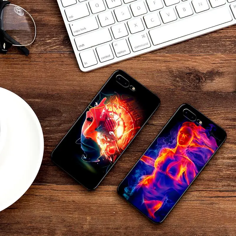 Beauty of the universe For iPhone X XR XS MAX Soft Silicone Back Cover Apple 8 7 6S 6 S Plus Phone Case | Мобильные телефоны и