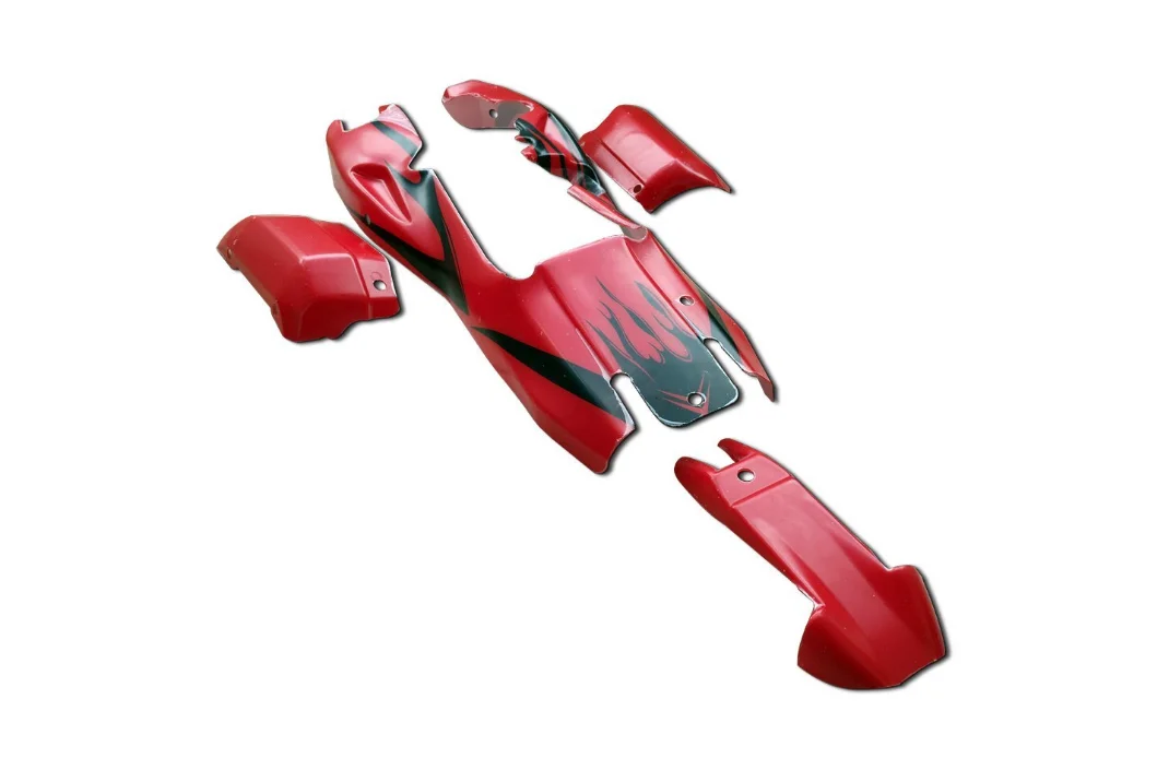 RED 1 Чехол для корпуса, подходит для 1/5 HPI ROGUN ROVAN KM BAJA 5B - Цвет: RED 1