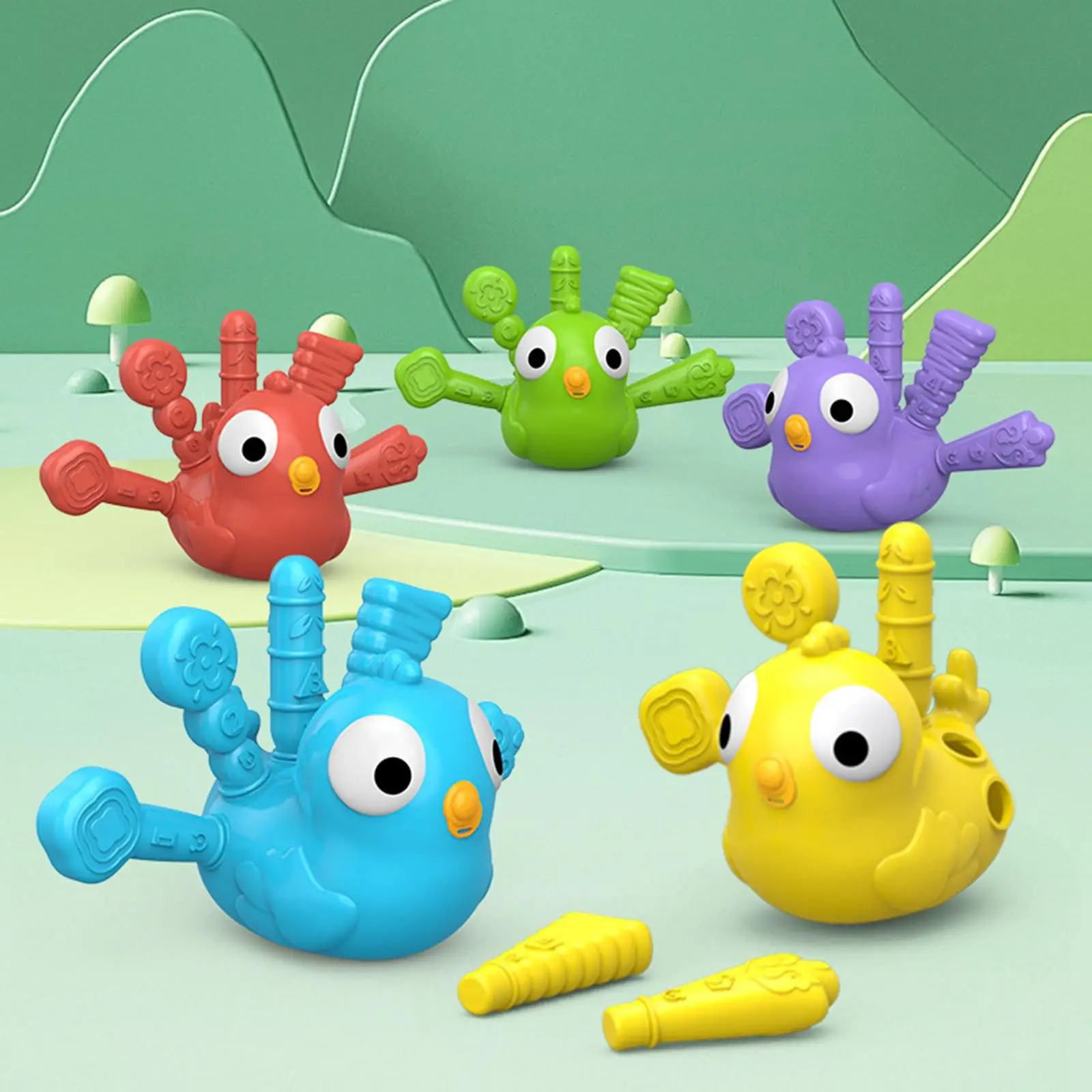 

Set of 5 Creative Kids Birds Toys Hand-Eye Coordination Cognitive Toys