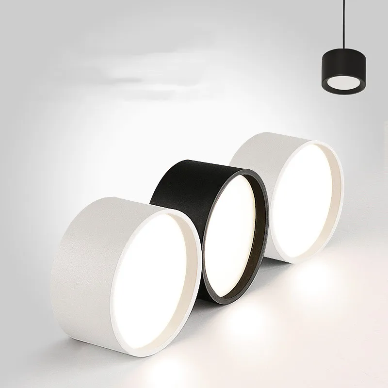 

Surface mounted Round LED Downlight Dimmable SMD5730 15W 18W 20W 25W Ceiling Lamp Spotlight AC 110V 220V For Indoor Lighting