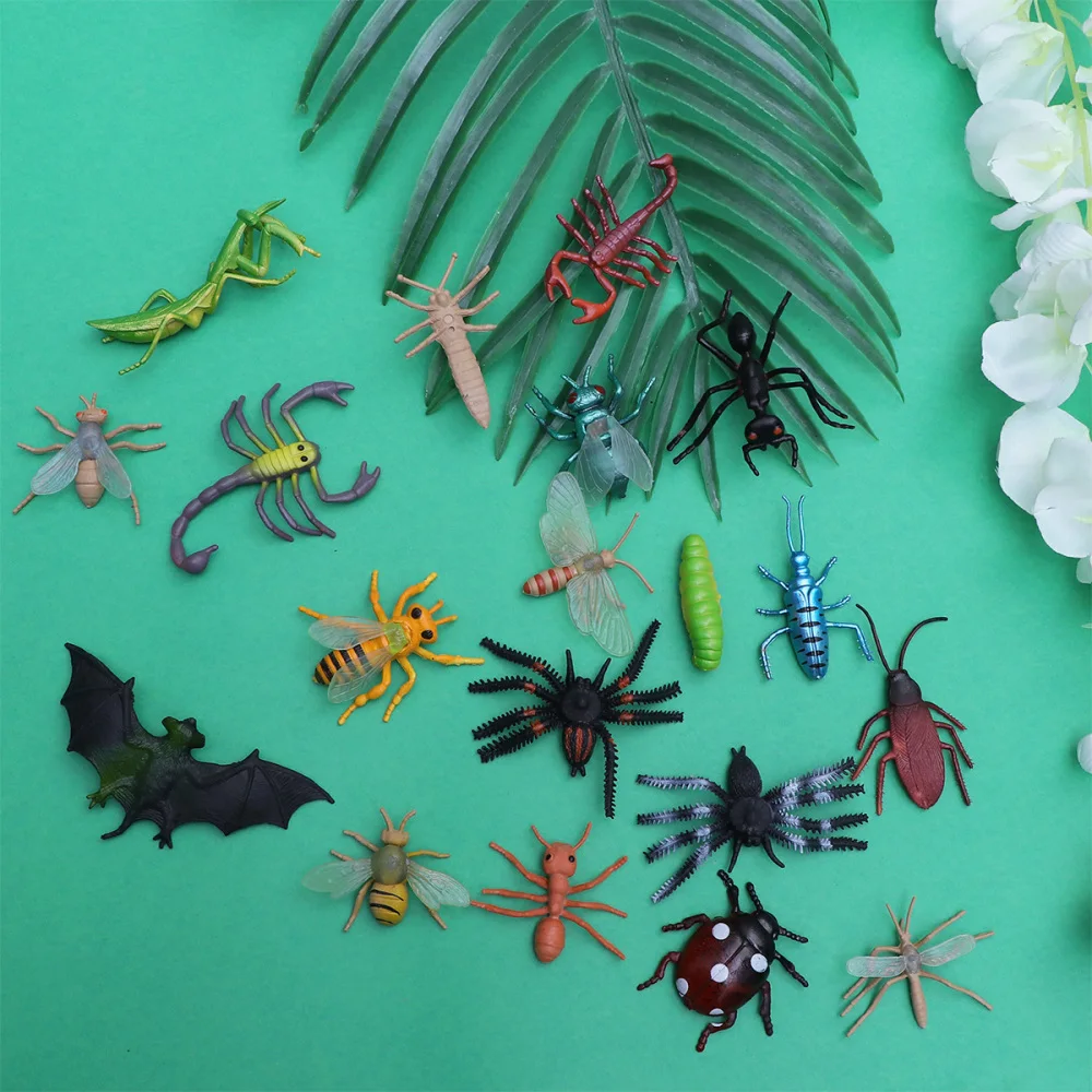 

39pcs Simulation Insect Model Toys Animal Figures Toys for Kids Children (Random Style)