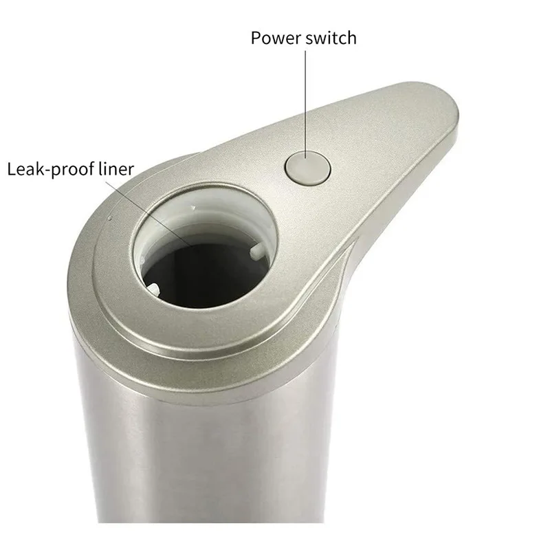 Автоматический дозатор пенного мыла Бесконтактный жидкого из нержавеющей стали