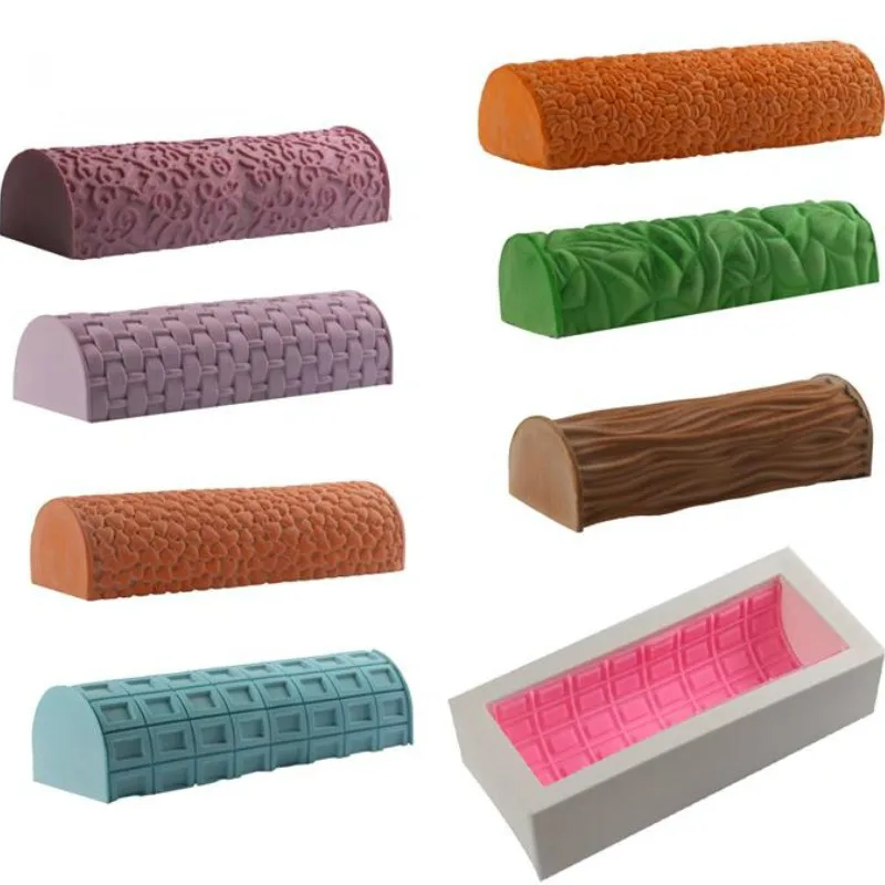 

Food Silicone Cake Mold DIY 3D Strip Shape Fondant Chocolate Tray Mould Maker Mold Kitchen Baking Tools French Mousse Pad