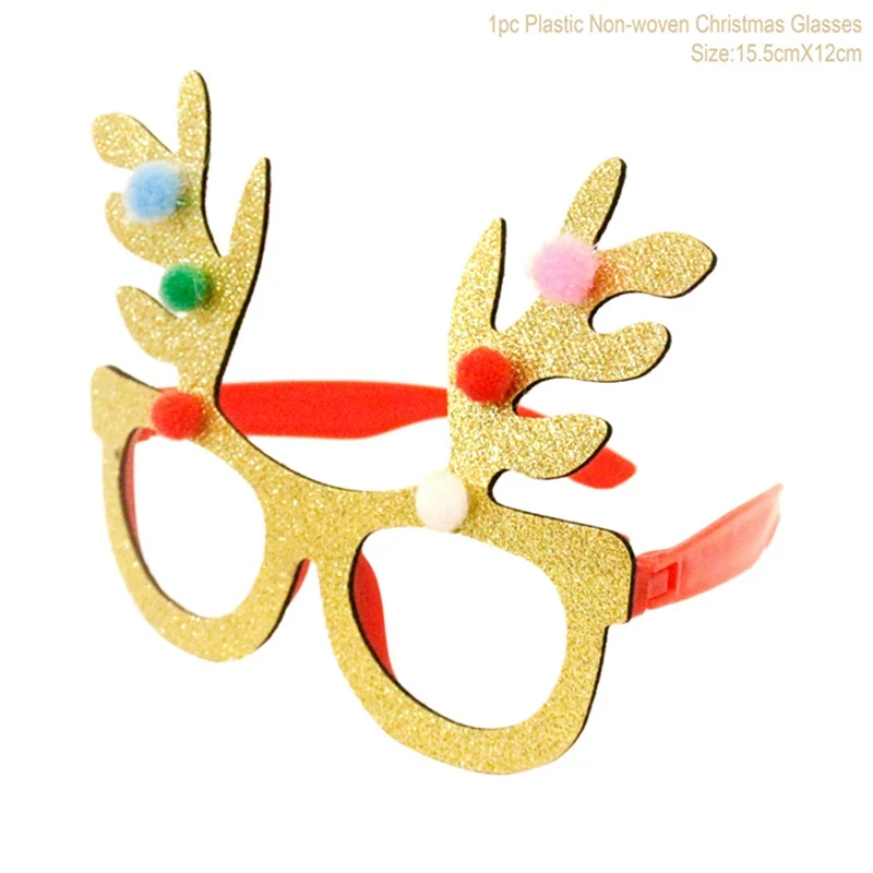 Gold 1 шт. рождественские украшения для дома Navidad kerst decoratie плюшевые украшения с подвеской в виде оленя лося и оленя год - Цвет: Gold