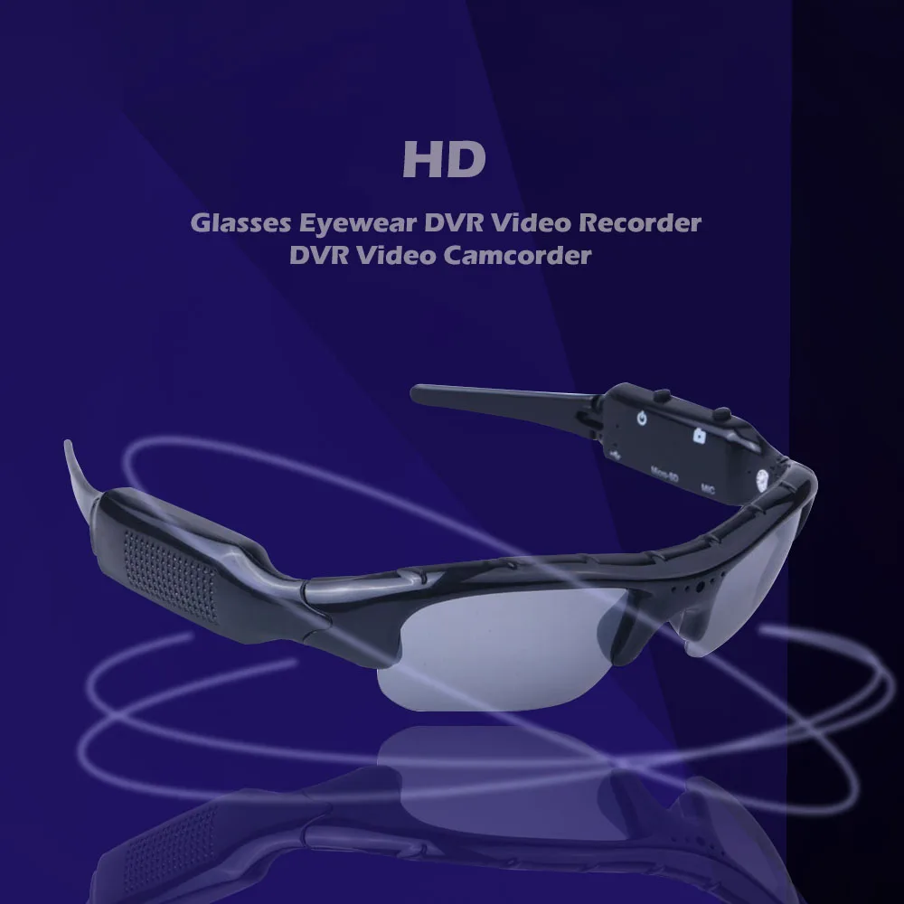 Спортивная Цифровая камера солнцезащитные очки HD DVR видеорегистратор
