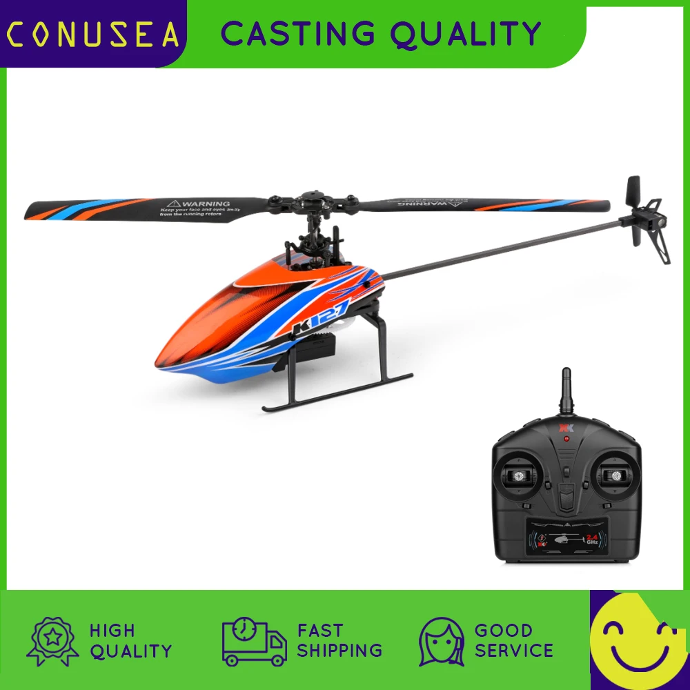 

WLtoys K127 min Drone RC Plane Helicopter 2.4G 4CH 6-Aixs Gyroscope Flybarless With Air Pressure Fixed Height RTF Model Airpla