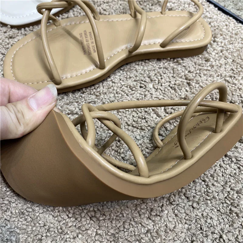 [DEAT] Новинка 2020 года Сезон весна лето Простые Женские босоножки из искусственной
